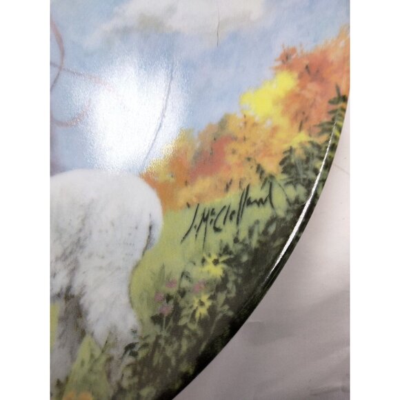 Little Bo Peep Plate Mother Goose John McClelland Limited Ed Reco 1983 - Picture 4 of 5